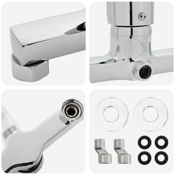 Duschmischer Chrom G 1 / 2 Zoll Messing