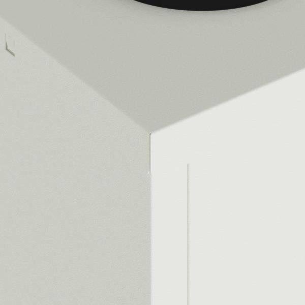 Solar LED Wegeleuchte 2 pcs Weiß Kalt gewalzter Stahl