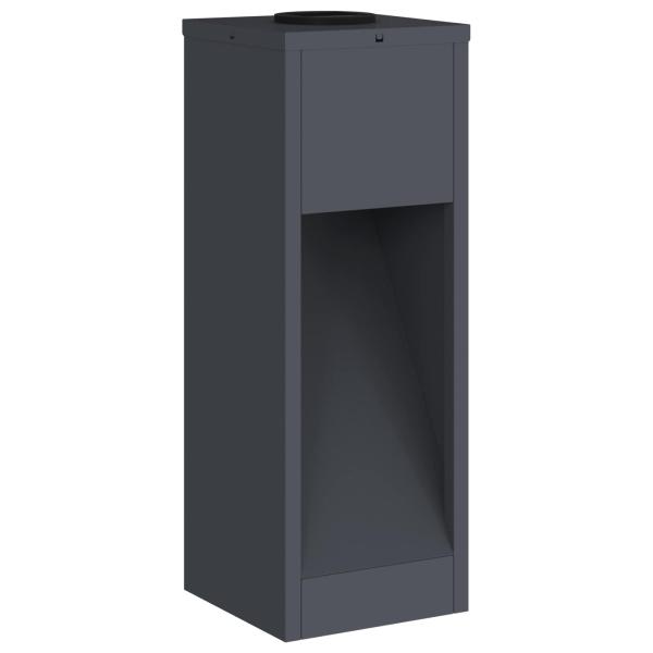 Solar LED Wegeleuchte 2 pcs Anthrazit Kalt gewalzter Stahl