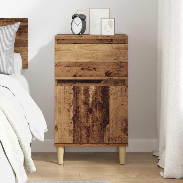 Nachttisch Altholz 40 x 35 x 70 cm Holzwerkstoff