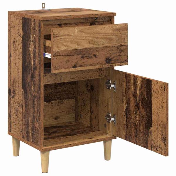 Nachttisch Altholz 40 x 35 x 70 cm Holzwerkstoff