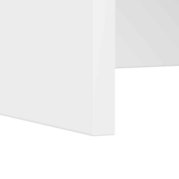 Wandtisch Wandmontiert Weiß 60 x 45 x 30 cm Holzwerkstoff