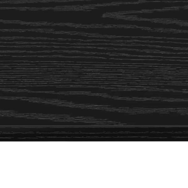 Wandtisch Schwarz Eichen-Optik 60 x 45 x 30 cm Holzwerkstoff