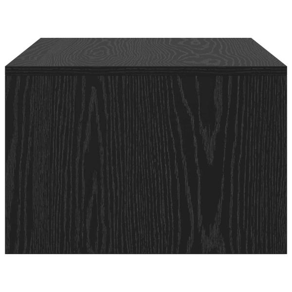 Wandtisch Schwarz Eichen-Optik 80 x 45 x 30 cm Holzwerkstoff