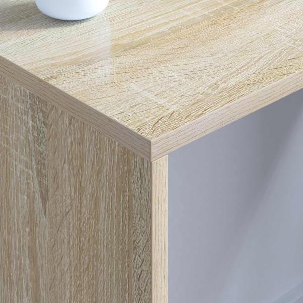 Wandtisch Sonoma-Eiche 80 x 45 x 30 cm Holzwerkstoff