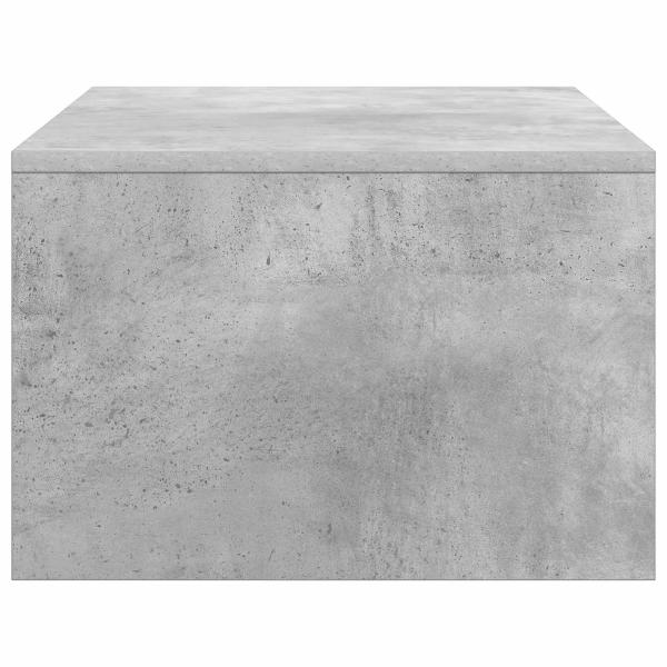 Wandtisch Wandmontiert Beton Grau 80 x 45 x 30 cm Holzwerkstoff
