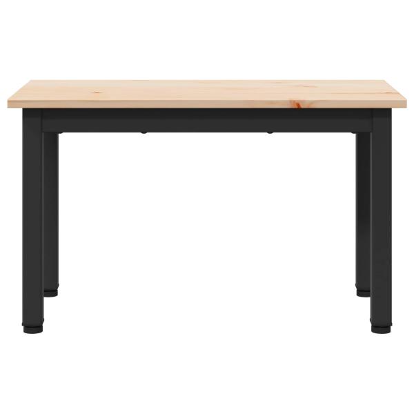 Couchtisch Natur 60 x 30 x 36 cm Massives Kiefernholz