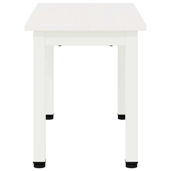 Couchtisch Weiß 60 x 30 x 36 cm Massives Kiefernholz