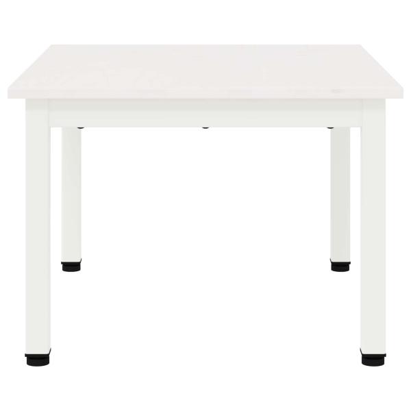 Couchtisch Weiß 60 x 50 x 36 cm Massives Kiefernholz