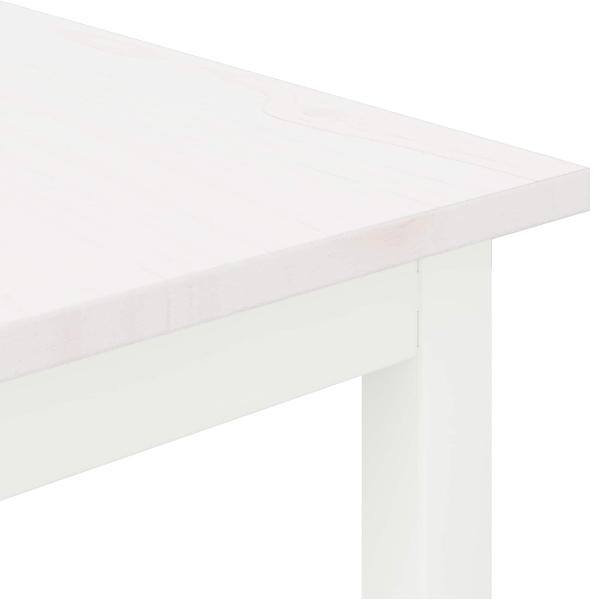 Couchtisch Weiß 60 x 50 x 36 cm Massives Kiefernholz