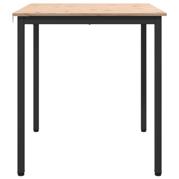 Esstisch Natur 70 x 70 x 75 cm Massives Kiefernholz