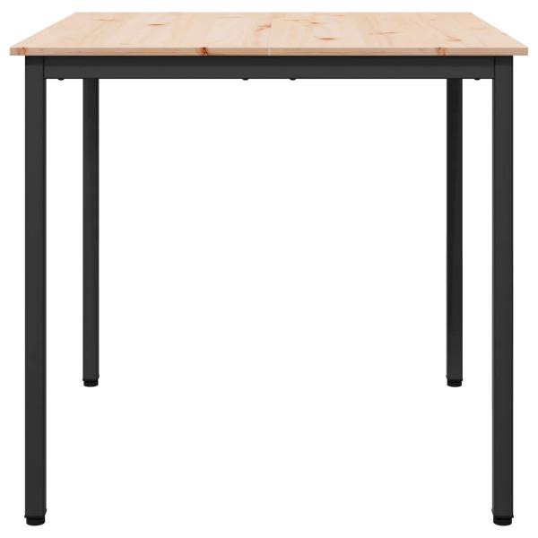 Esstisch Natur 80 x 80 x 75 cm Massives Kiefernholz