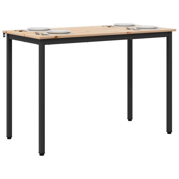 ARDEBO.de - Esstisch Natur 110 x 55 x 75 cm Massives Kiefernholz