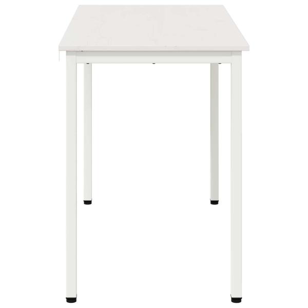 Esstisch Weiß 110 x 55 x 75 cm Massives Kiefernholz