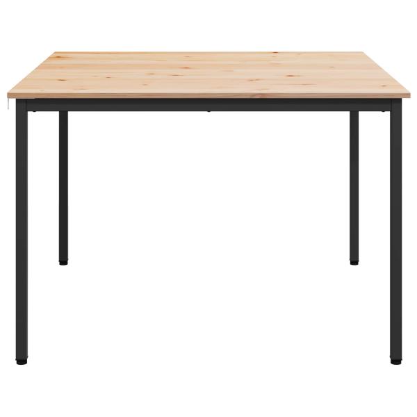 Esstisch Natur 110 x 110 x 75 cm Massives Kiefernholz