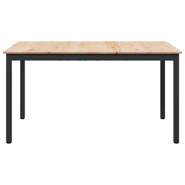 Esstisch Natur 150 x 90 x 75 cm Massives Kiefernholz