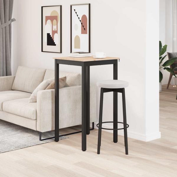 Bartisch Natur 60 x 60 x 105 cm Massives Kiefernholz