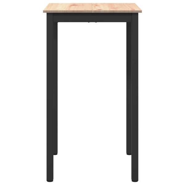 Bartisch Natur 60 x 60 x 105 cm Massives Kiefernholz