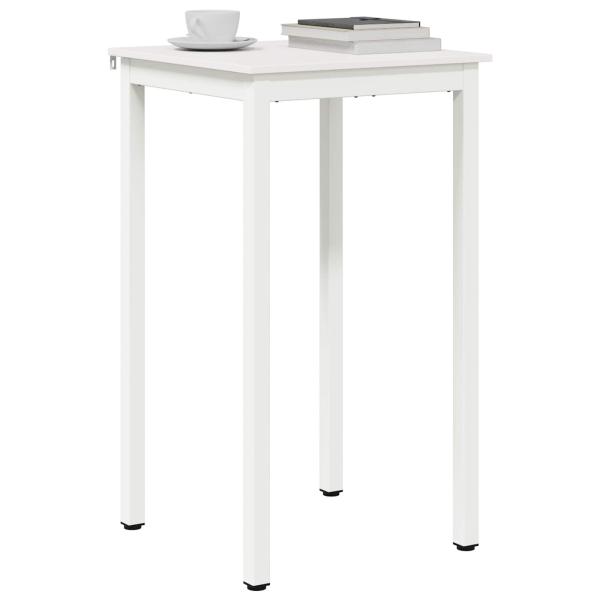 Bartisch Weiß 60 x 60 x 105 cm Massives Kiefernholz