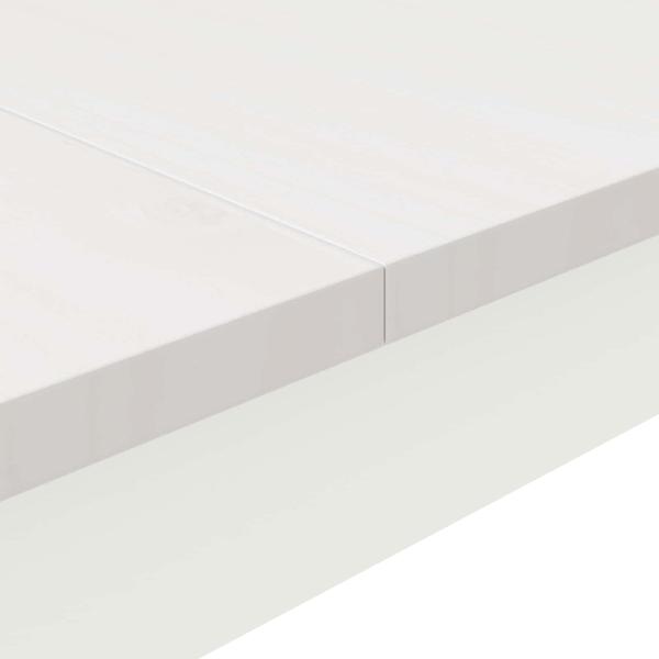 Bartisch Weiß 60 x 60 x 105 cm Massives Kiefernholz