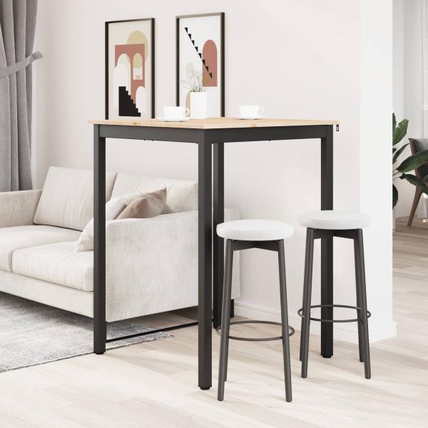 Bartisch Natur 110 x 55 x 105 cm Massives Kiefernholz