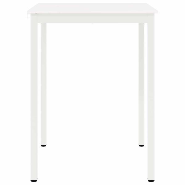 ARDEBO.de - Bartisch Weiß 110 x 55 x 105 cm Massives Kiefernholz