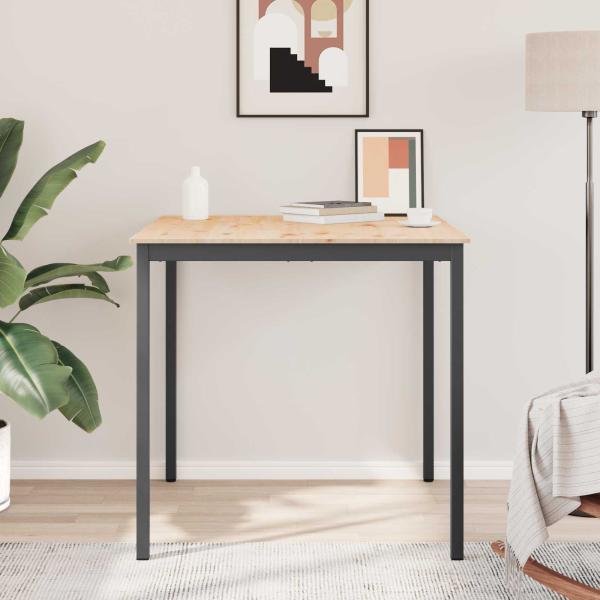 Bartisch Natur 110 x 55 x 105 cm Massives Kiefernholz