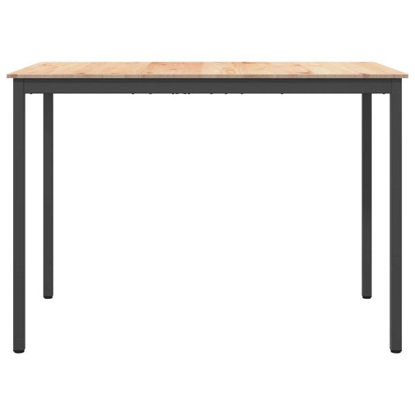ARDEBO.de - Bartisch Natur 110 x 55 x 105 cm Massives Kiefernholz