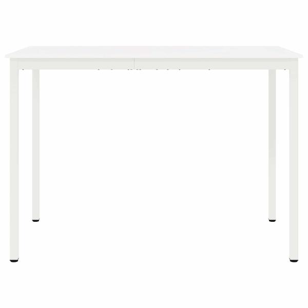 Bartisch Weiß 110 x 55 x 105 cm Massives Kiefernholz