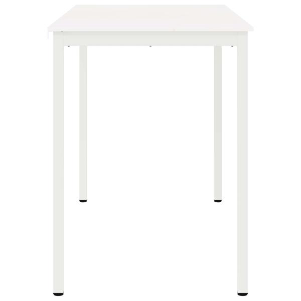 Bartisch Weiß 110 x 55 x 105 cm Massives Kiefernholz