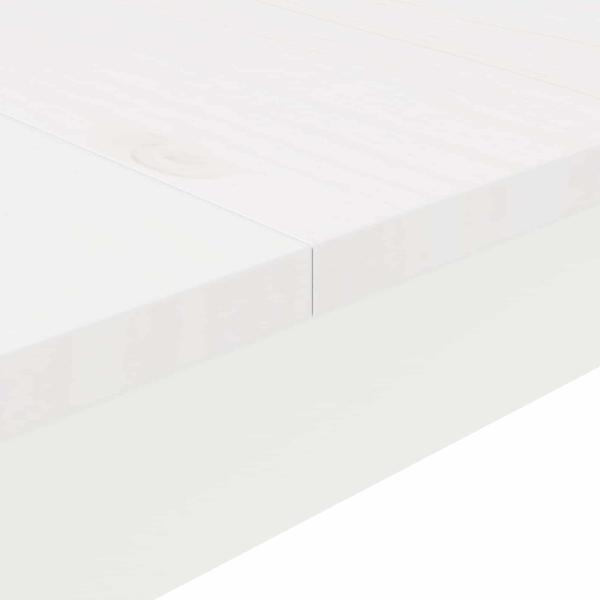 Bartisch Weiß 110 x 55 x 105 cm Massives Kiefernholz