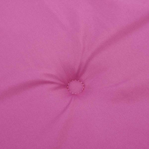 Stuhlpolster Oxford-Stoff Rosa 100 x 50 x 3 cm