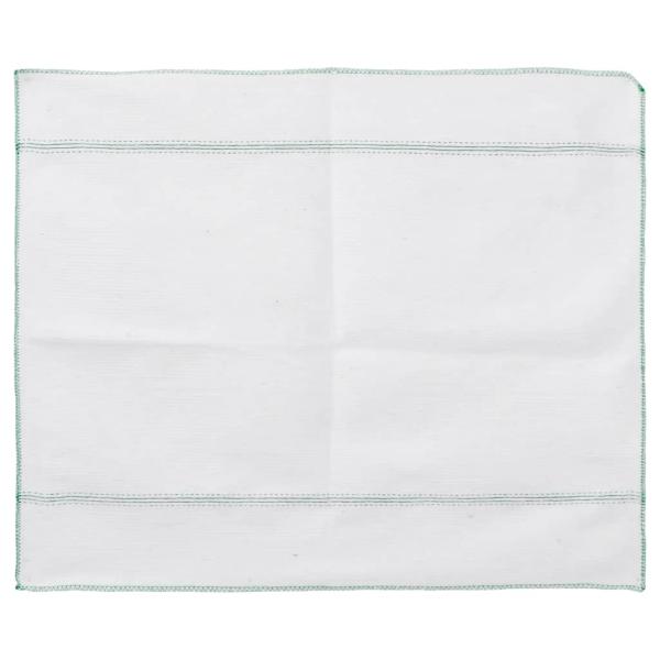 Reinigungstücher 5 Stk. Weiß mit Grünen Gestreift 50x60 cm