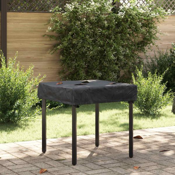 ARDEBO.de - Tischdecken Uni Schwarz 62 x 62 x 15 cm Stoff