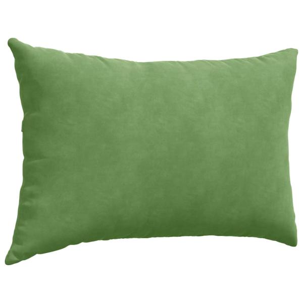ARDEBO.de - Sofakissen 2 Stück Hellgrün 60 x 40 cm Cordstoff