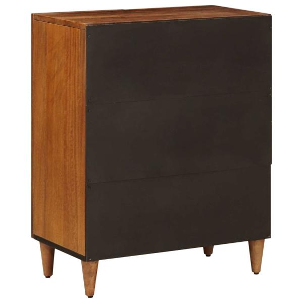 Sideboard Walnuss 60 x 33,5 x 75 cm Massivholz Mango