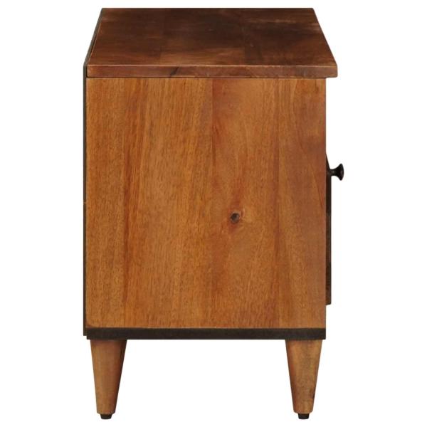 TV-Schränk Walnuss 100 x 33,5 x 46 cm Massivholz Mango