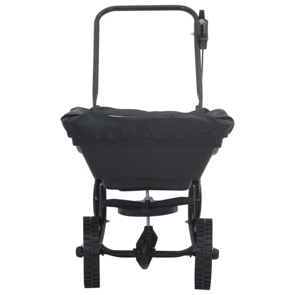 Streuer Schwarz 80 x 46 x 75 cm PVC und Stahl