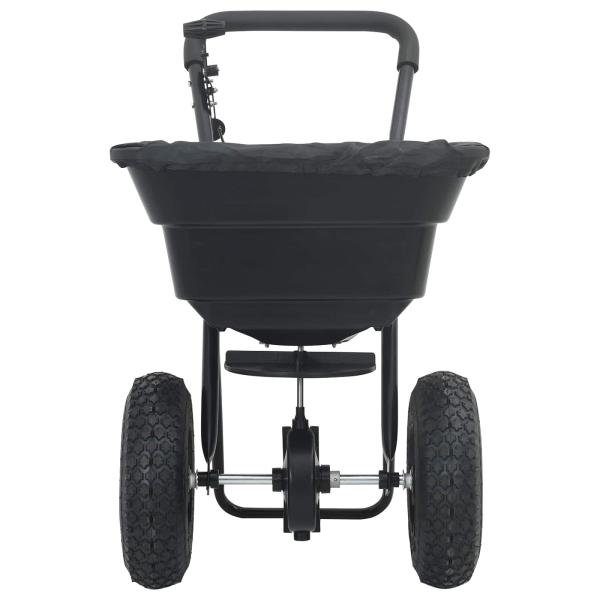 Streuer Schwarz 80,5 x 53 x 78,5 cm PVC und Stahl