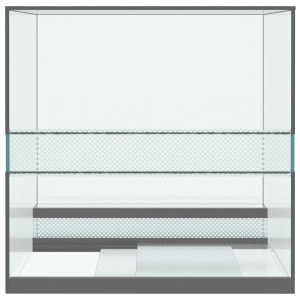 Reptilien- und Amphibienhabitate Weiß 30 x 30 x 30 cm Glas