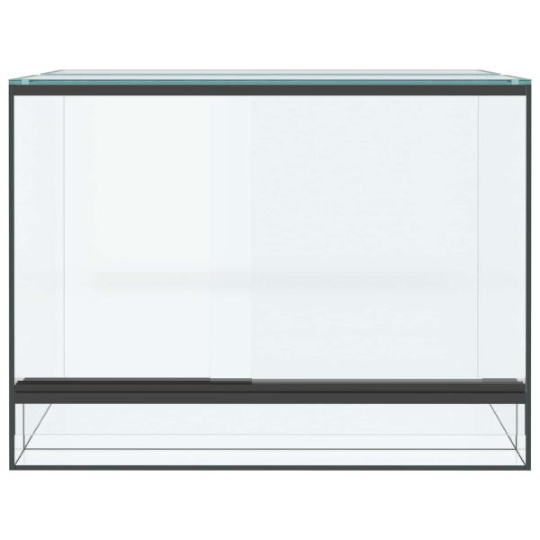 Reptilien- und Amphibienhabitate Weiß 40 x 30 x 30 cm Glas