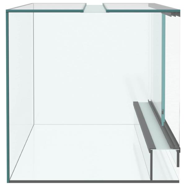 Reptilien- und Amphibienhabitate Weiß 40 x 30 x 30 cm Glas