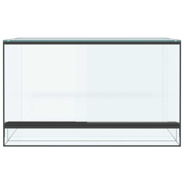 Reptilien- und Amphibienhabitate Weiß 50 x 30 x 30 cm Glas