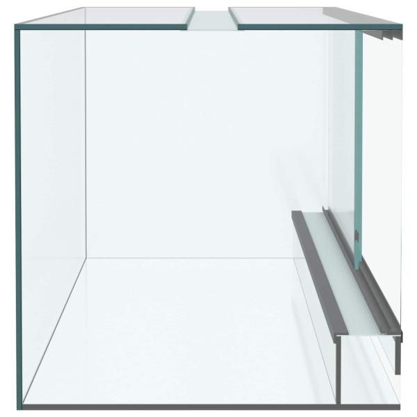 Reptilien- und Amphibienhabitate Weiß 50 x 30 x 30 cm Glas