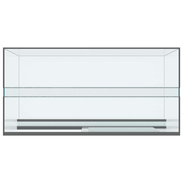 Reptilien- und Amphibienhabitate Weiß 80 x 40 x 40 cm Glas