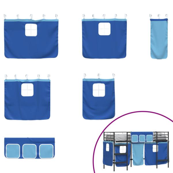 Schwarz und Blau 100 x 190 cm