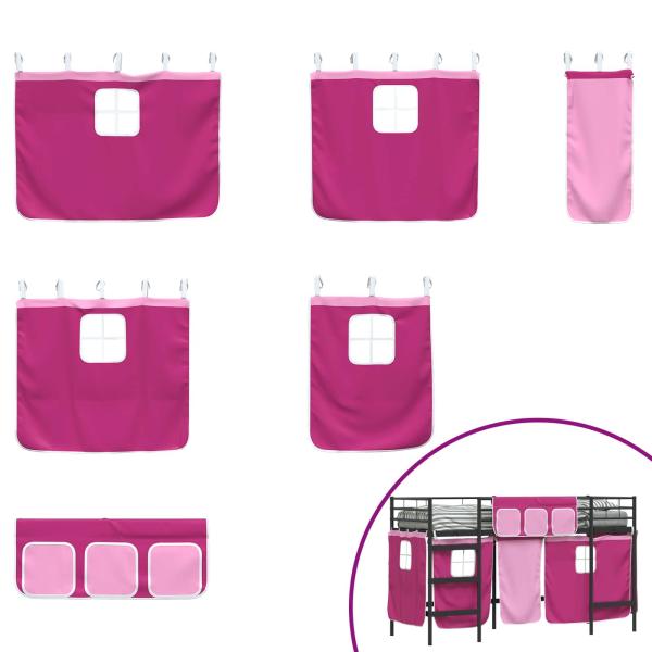 Schwarz und Pink 100 x 190 cm