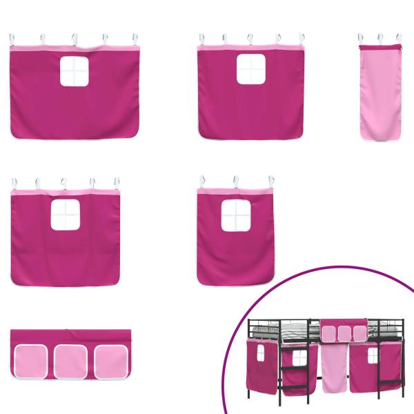 Schwarz und Pink 100 x 201 cm