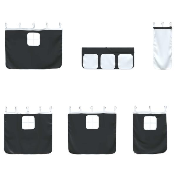 Weiß und Schwarz 80 x 201 cm