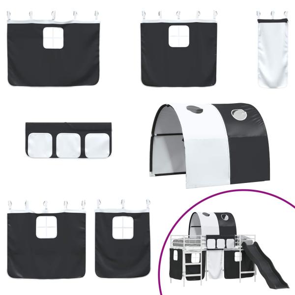 Weiß und Schwarz 90 x 190 cm